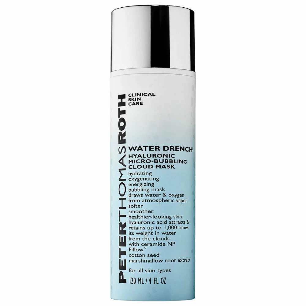 Peter Thomas Roth Water Drench Hyaluronic Micro-Bubbling Cloud Mask Skincare 1 Peter Thomas Roth Water Drench Hyaluronic Micro-Bubbling Cloud Mask Skincare