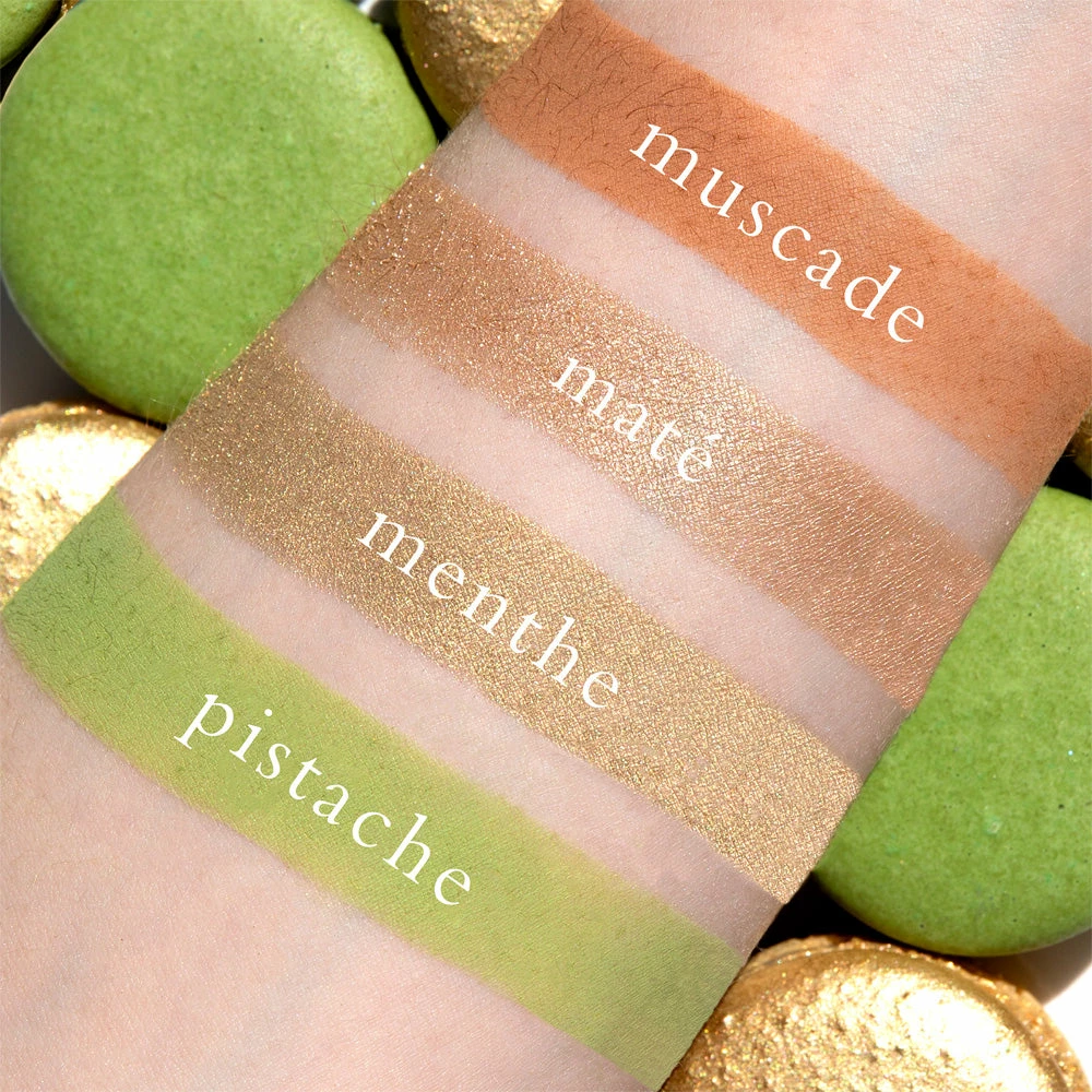 New Viseart Petits Fours Pistache Eyeshadow Palette 3 New Viseart Petits Fours Pistache Eyeshadow Palette