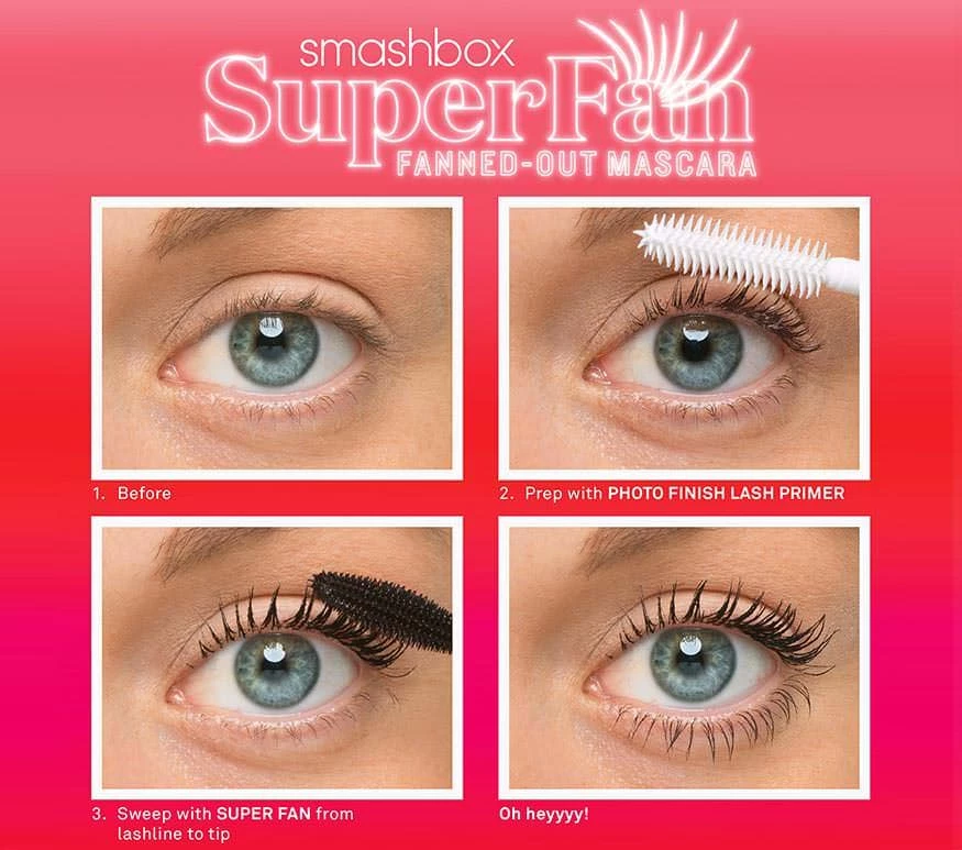 Eyes Smashbox Super Fan Mascara 3 Eyes Smashbox Super Fan Mascara