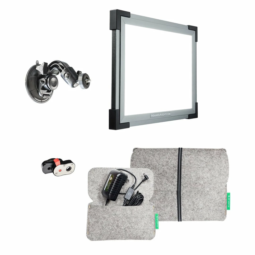 The Makeup Light Key Light 2.0 Starter Kit With Suction Mount 1 The Makeup Light Key Light 2.0 Starter Kit With Suction Mount