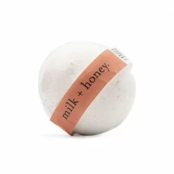 Skincare Milk + Honey Bath Bomb No. 35 (Blood Orange, Ginger, Lemongrass)