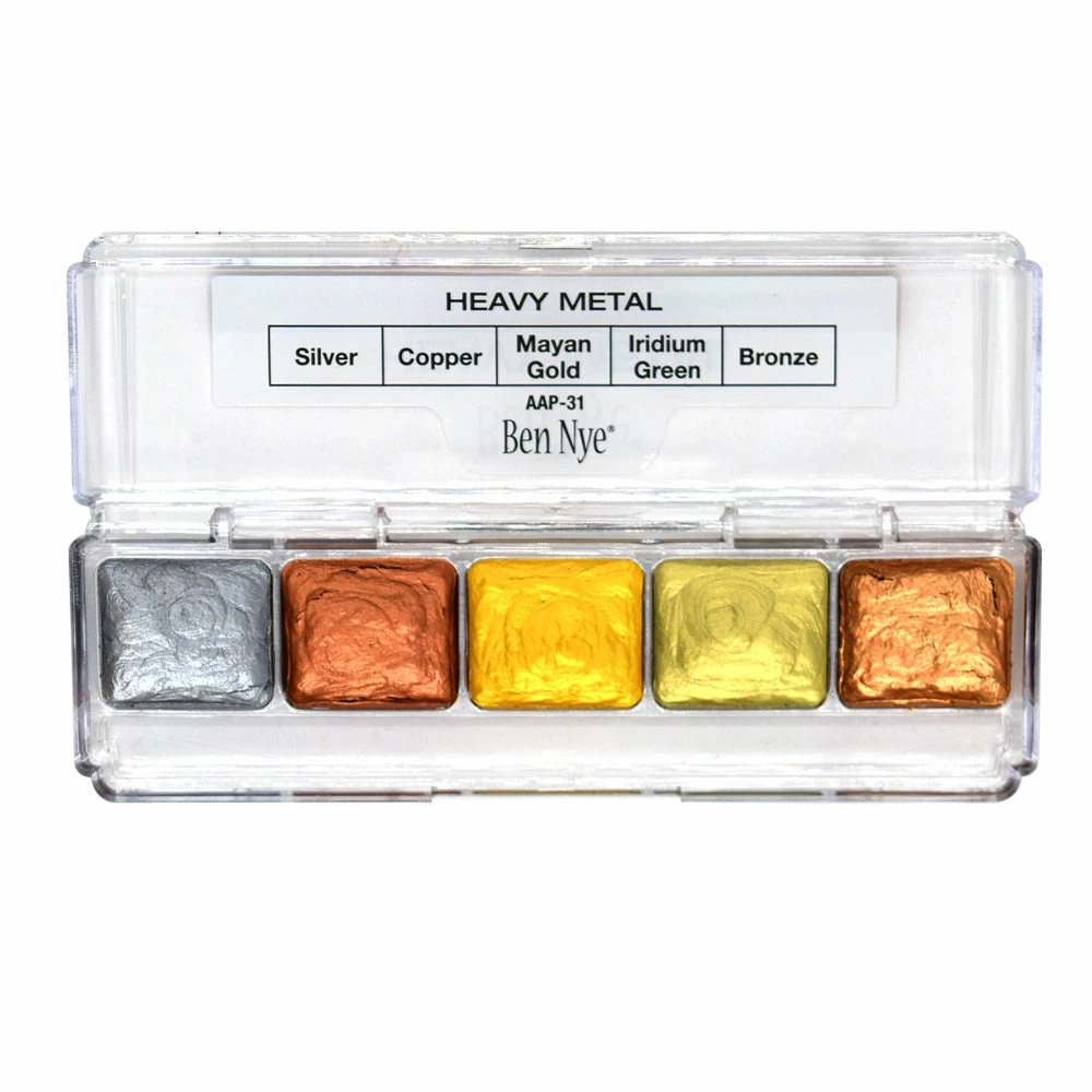 Ben Nye Alcohol Activated Heavy Metal Palette (AAP-31) 2 Ben Nye Alcohol Activated Heavy Metal Palette (AAP-31)