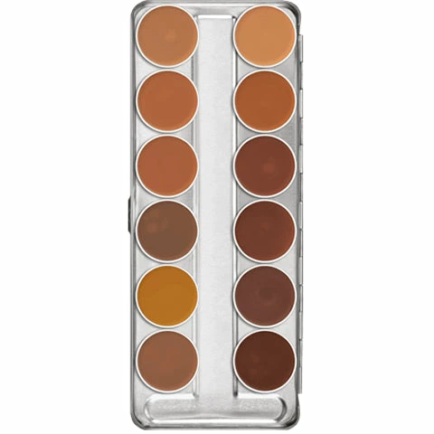 Kryolan Dermacolor Camouflage Creme Palette 12 Colors - (Caribbean) Kryolan Professional Make-Up 1 Kryolan Dermacolor Camouflage Creme Palette 12 Colors - (Caribbean) Kryolan Professional Make-Up