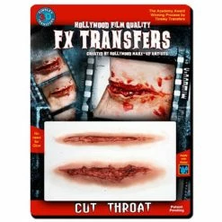 Special FX Tinsley Transfers Cut Throat - 3D FX Transfers Medium