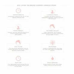 Loving Tan Bronze Shimmer Luminous Cream Face