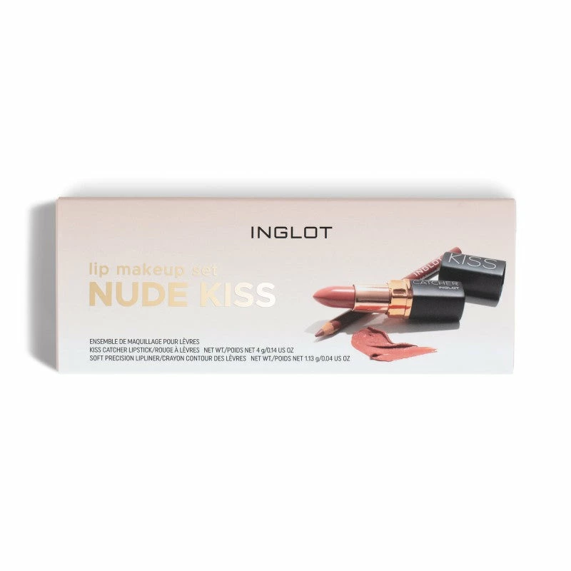 Inglot Cosmetics Inglot Makeup Set For Lips - Nude Kiss 2 Inglot Cosmetics Inglot Makeup Set For Lips - Nude Kiss