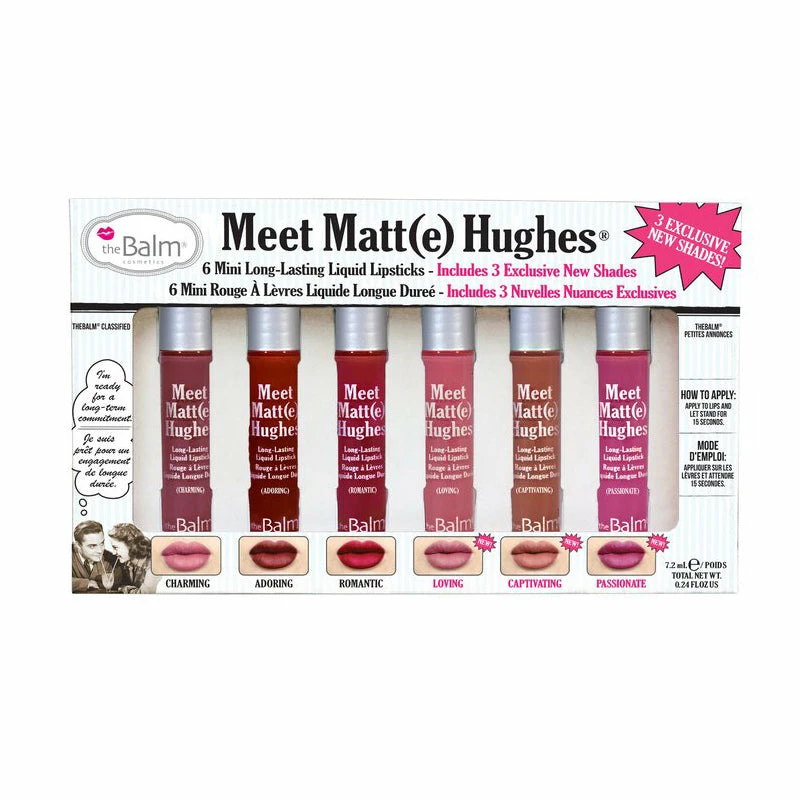 The Balm Cosmetics Meet Matte Hughes 6 Mini Long Lasting Liquid Lipsticks Vol. 3 1 The Balm Cosmetics Meet Matte Hughes 6 Mini Long Lasting Liquid Lipsticks Vol. 3