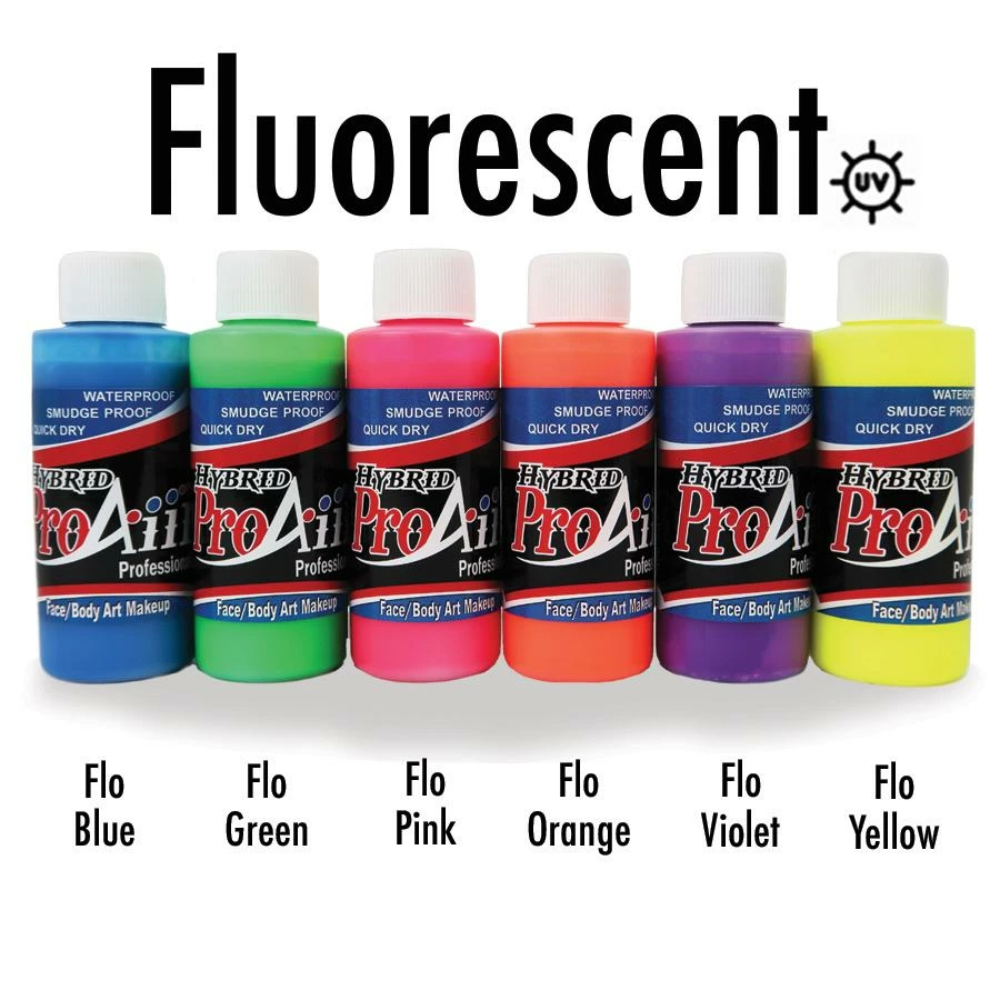 ProAiir Hybrid Fluorescent UV Colors Kit (1.0 Oz) 3 ProAiir Hybrid Fluorescent UV Colors Kit (1.0 Oz)