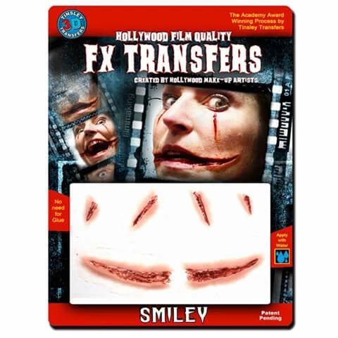 Tinsley Transfers Smiley - 3D FX Transfers Medium Special FX 1 Tinsley Transfers Smiley - 3D FX Transfers Medium Special FX
