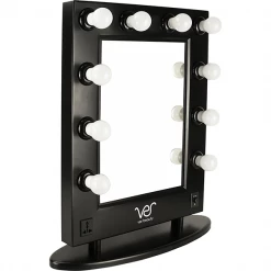 Kits & Tools Just Case Ver Beauty LED Light Vanity Mirror W/Dimmer (VMR4512-PPAB Black)